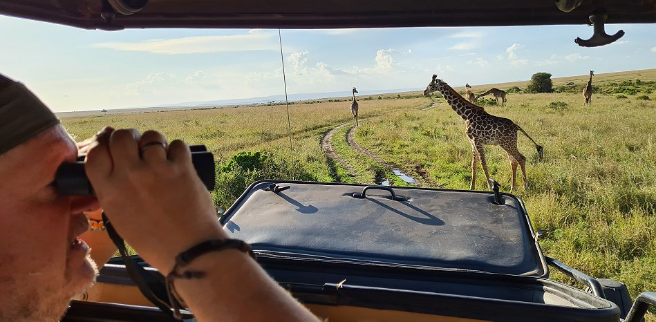 Peter Labuch auf Safari