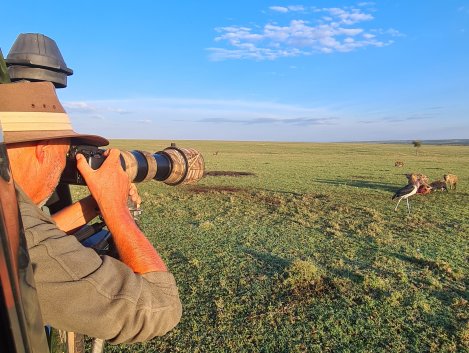 Jörg Reinecke auf Safari
