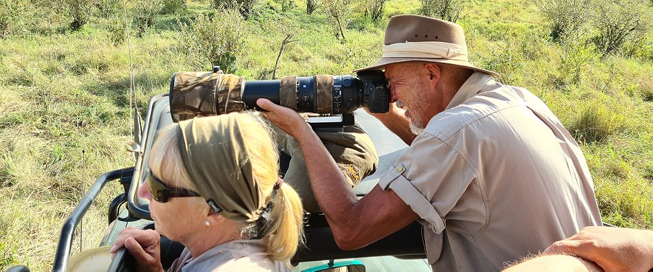 Petra und Jörg Reinecke auf Safari 