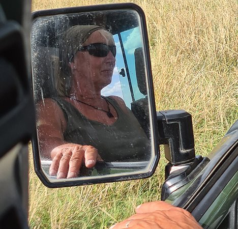 Petra Reinecke auf Safari