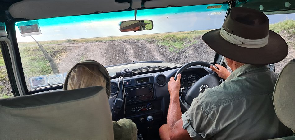 Petra und Jörg Reinecke auf Safari