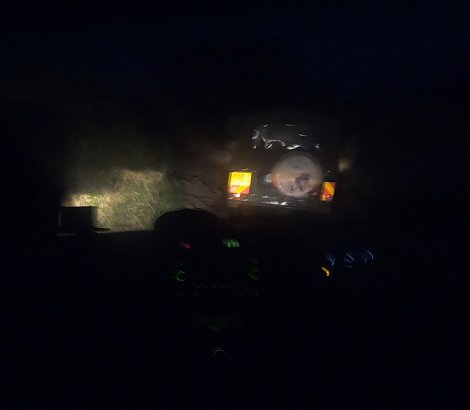 nächtliche Fahrt durch das Smelling Crossing