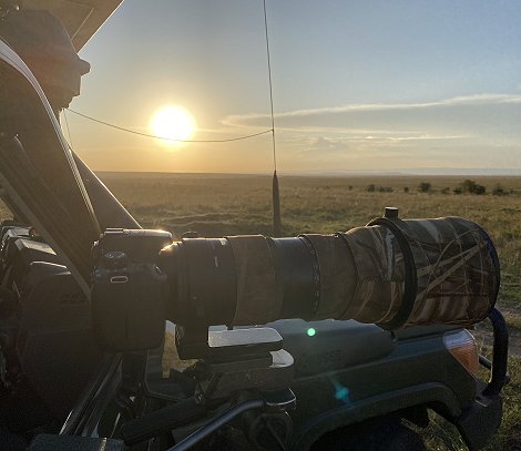 Sundowner in der Masai Mara