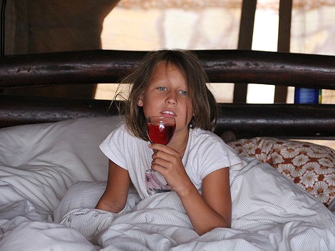 Morgens im Amboseli Bush Camp