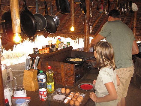 Morgens im Amboseli Bush Camp