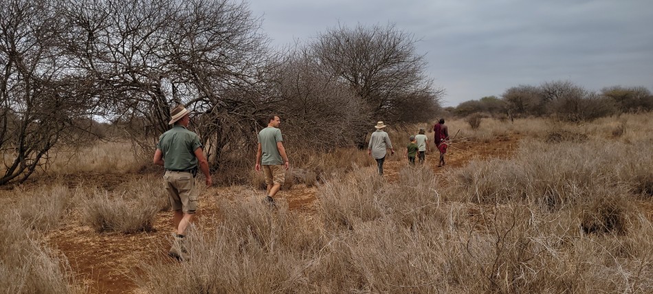 Fusspirsch am Rande des Amboseli National Parks
