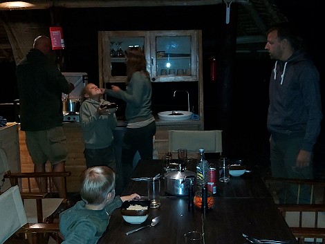 Selbstversorgung in den Leopards Lair Cottages