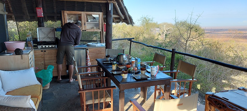 Selbstversorgung in den Leopards Lair Cottages