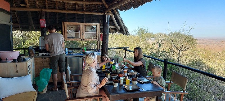 Selbstversorgung in den Leopards Lair Cottages