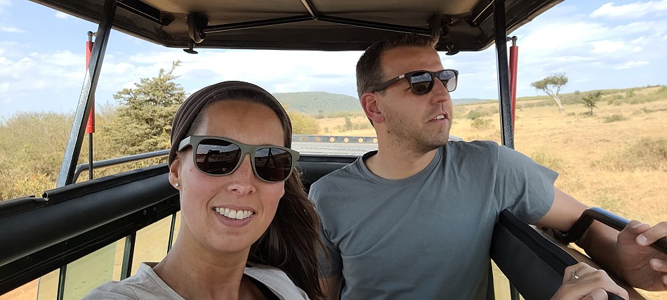 Jenny und Tim Rieck in der Masai Mara