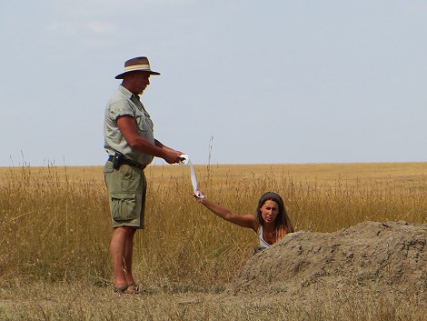 Bushtoilette ;-)