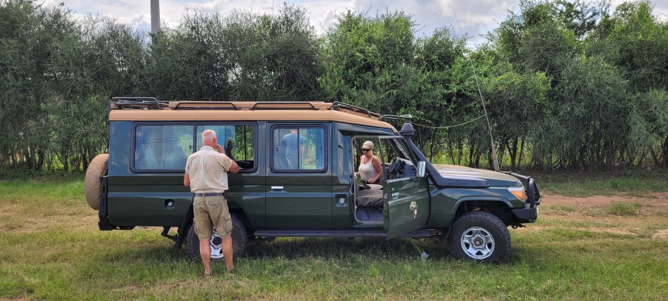 Pause auf dem Weg an die Küste