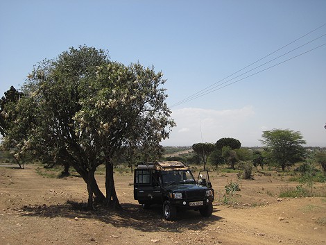 Auf dem Weg in die Masai Mara