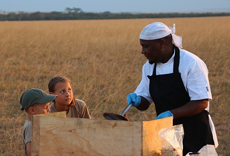 A very special Bush Sundowner in Mara