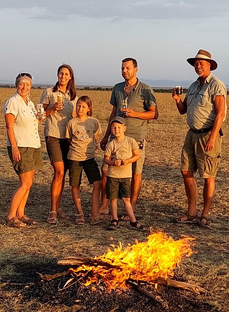 A very special Bush Sundowner in Mara