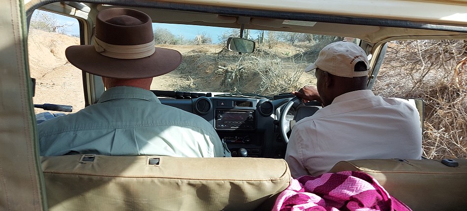 Pirschfahrt im Laikipia Wilderness Gebiet