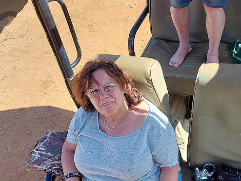 Laikipia, schwarzer Leopard Giza