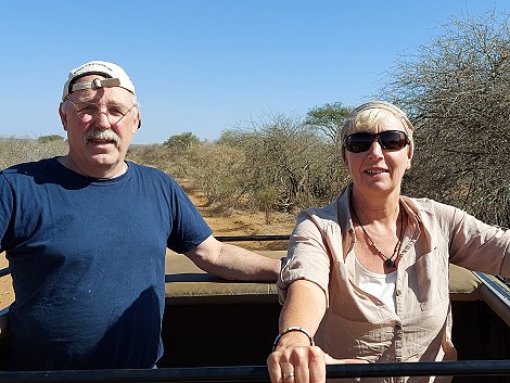 Laikipia, schwarzer Leopard Giza