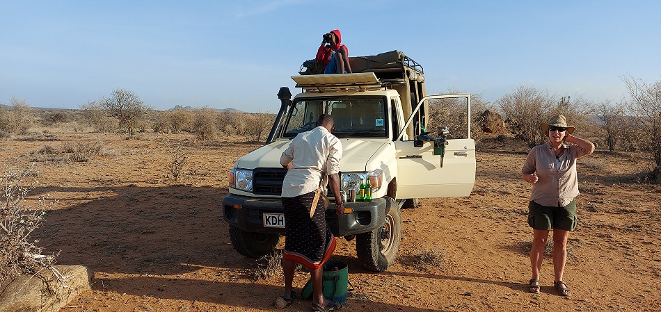 Auf Pirschfahrt, Laikipia Plateau