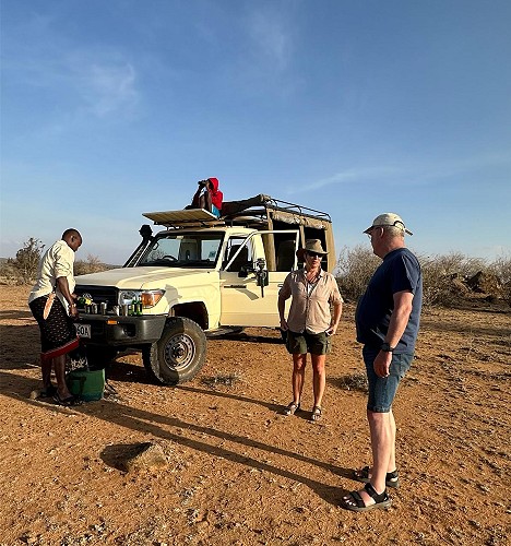Auf Pirschfahrt, Laikipia Plateau