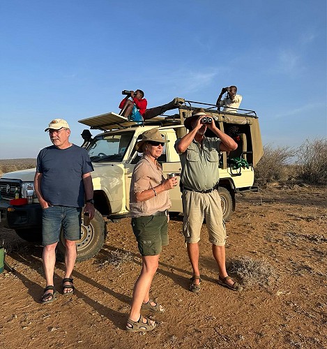 Auf Pirschfahrt, Laikipia Plateau