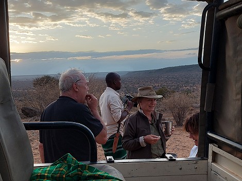 Pirschfahrt im Laikipia Wilderness Gebiet