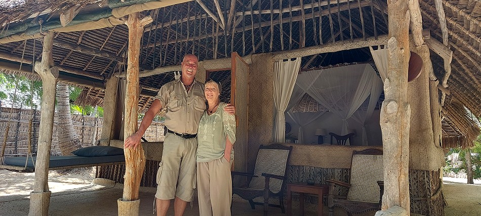 Jörg u. Petra Reinecke im Manda Bay Resort