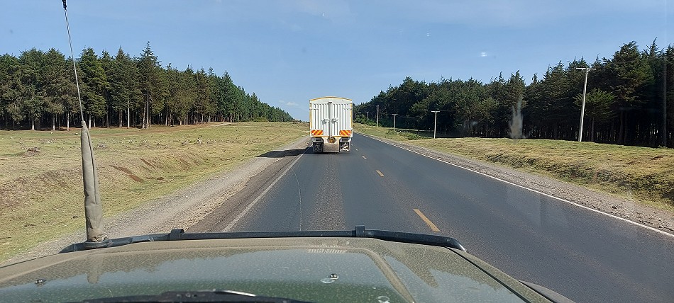 on the road to Nairobi