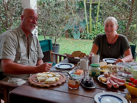 bei Freunden in Nairobi