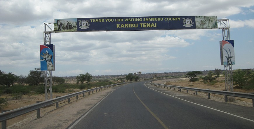 unterwegs vom Samburu zur Sandai Farm