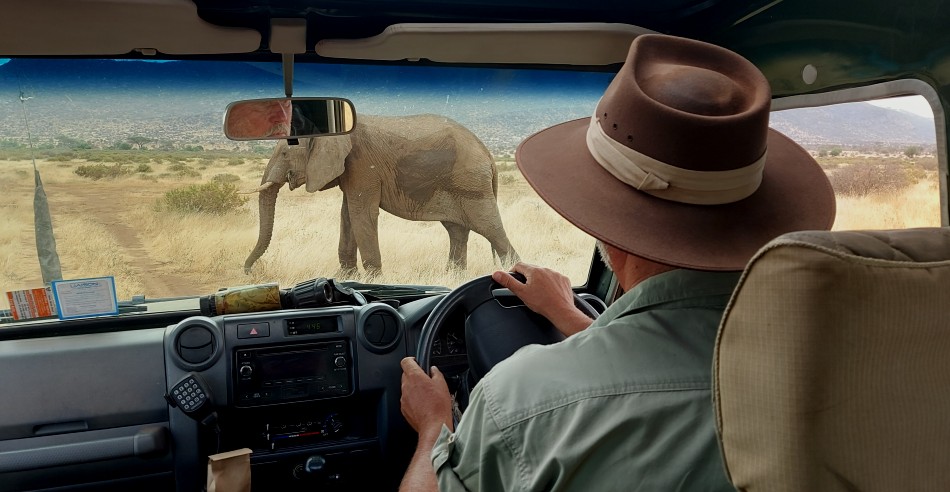 Pirschfahrt im Samburu Reservat
