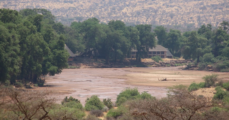 Alte Samburu Game Lodge eine Woche vor dem geplanten Wiederaufbau 09.09.23
