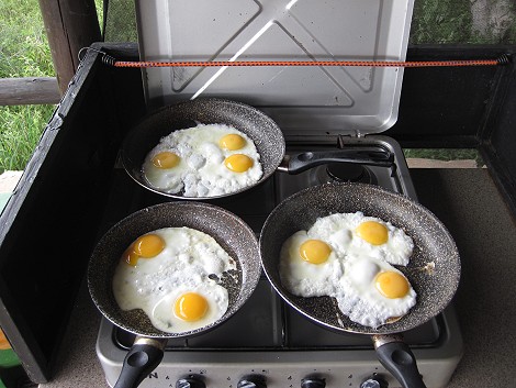 Frühstück im Soroi Leopards Lair Camp