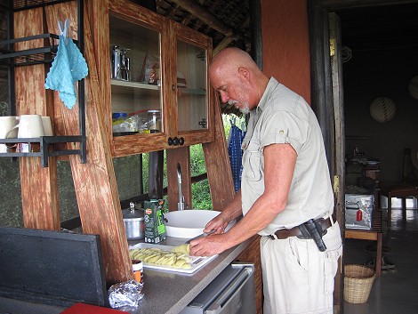 Frühstück im Soroi Leopards Lair Camp