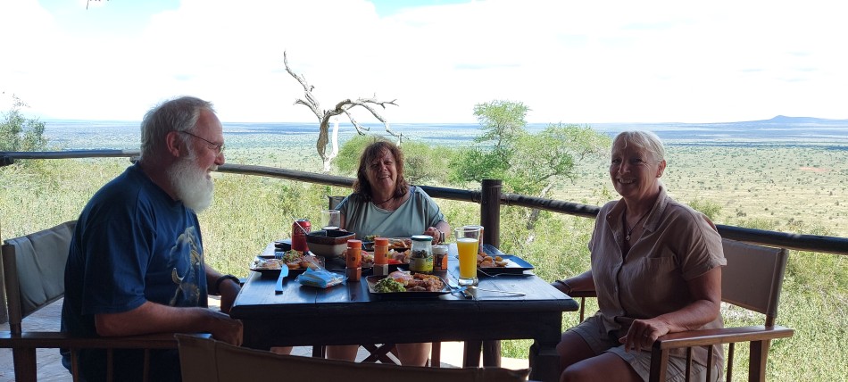Frühstück im Soroi Leopards Lair Camp