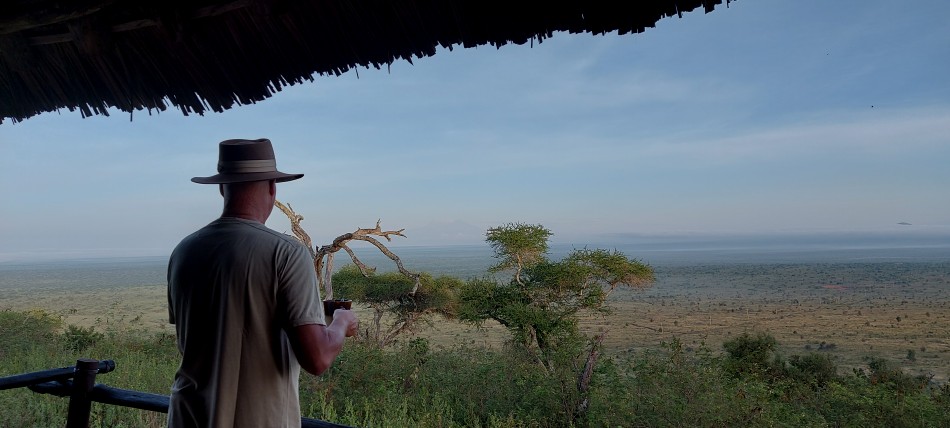 Soroi Leopards Lair Cottage, Aussicht in die Ebene
