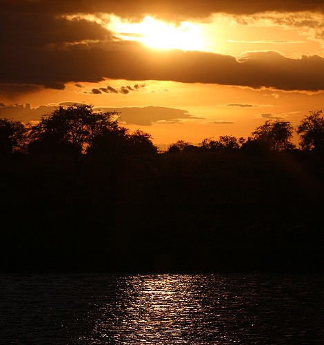 Sundowner in der Wildnis