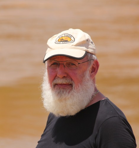 Gerhard König auf Safari
