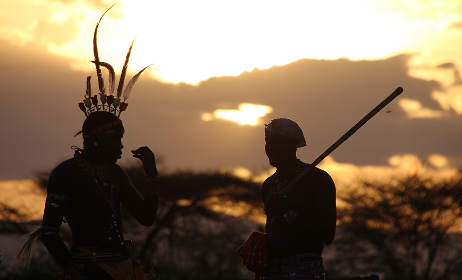 Sundowner im Bush, Soroi Larsens Camp