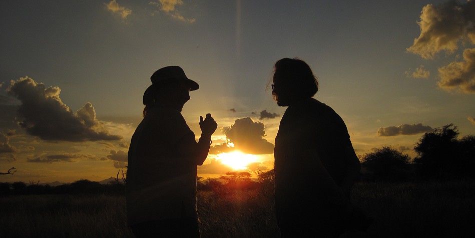 Sundowner im Bush, Soroi Larsens Camp