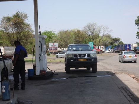 Tanken in Hwange