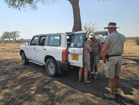 Buschfrühstück im Hwange National Park