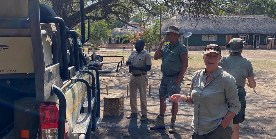 Abschied vom Inzila Mobile Safaris team