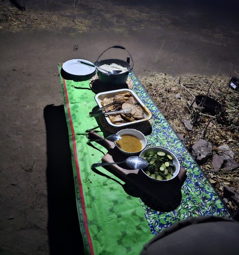 Bush Dinner, Inzila Safaris