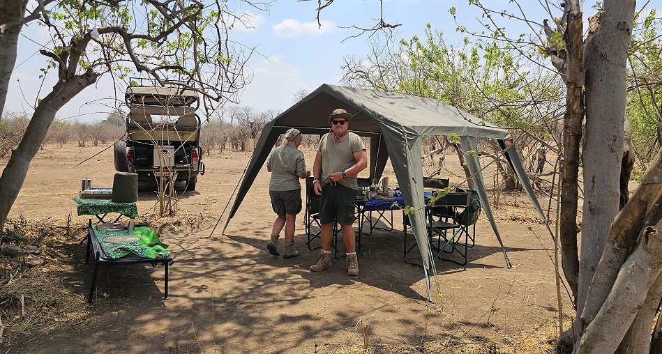 Bush Camping im Hwange National Park