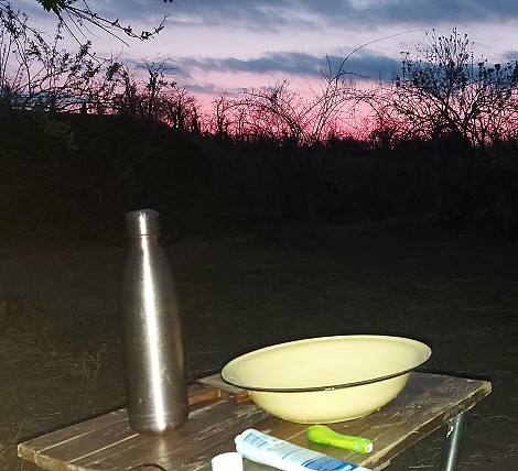 morgens im Camp