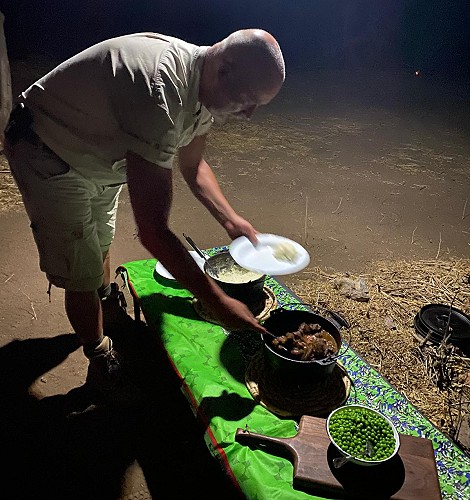 Bush Dinner, Hwange National Park