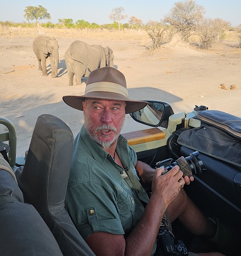 Elefanten im Hwange National Park