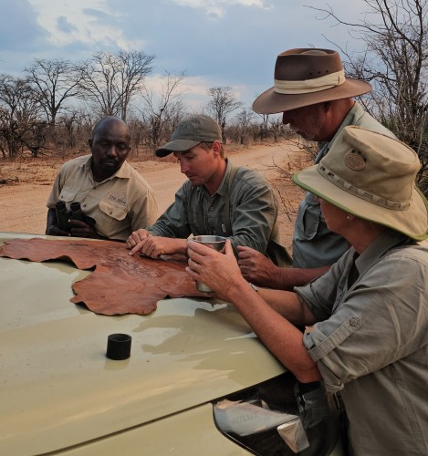 Inzila Walking Safaris, we enjoy the Sundowner