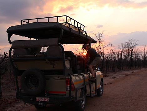 Inzila Walking Safaris, we enjoy the Sundowner